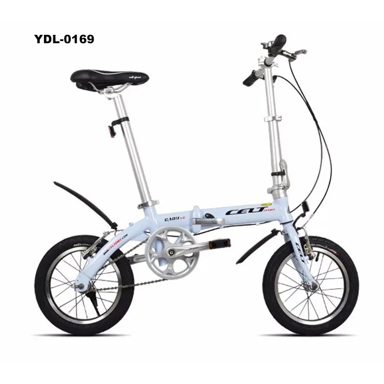 14 Inch Folding Bikes Aluminum Alloy Frame Mini Bike V Brake Mini Motocross Bike