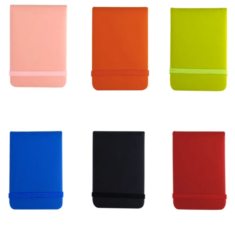 smart notebook stationery creative hand account book with elastic band customized logo printing  A7 Pocket diary