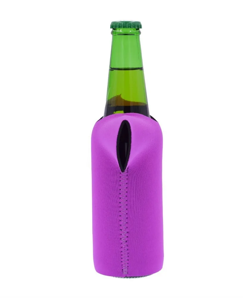Neoprene T-shirt Beer Bottle Cover