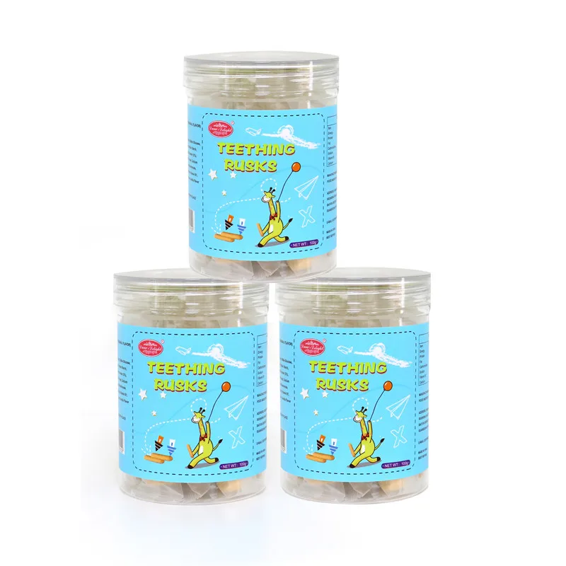 100g Healthy Infant Cereal Teething Rusks Biscuits For Baby children biscuit sticks