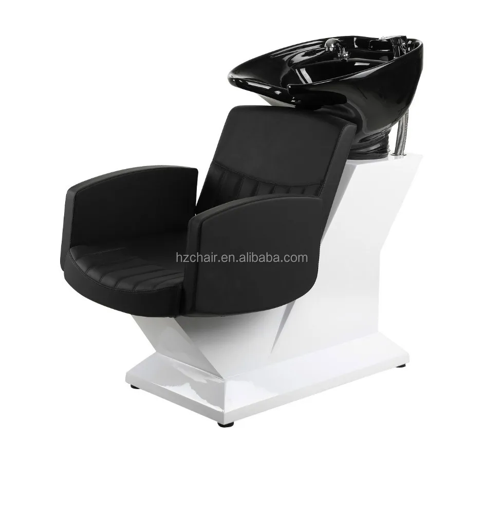 beauty hairdressing barber shop wash hair comfortable fiberglass basin shampoo chair