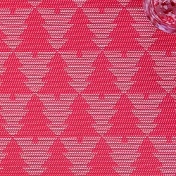 Gold supplier good quality wholesale restaurant cheap pvc vinyl plastic festival decoration place mat red christmas table mats