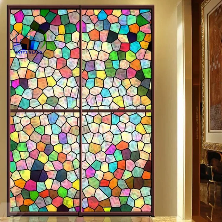 Витражная мозаичная плитка в стиле