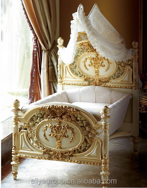 HSC01--French design baby Luxury wood baby crib