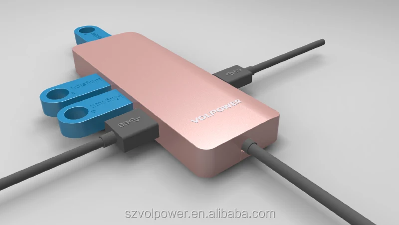 2016 Новых частных в лучшей цене VP-H01 Type-C портативный ноутбук концентратор Тип C usb 3.0 хаб 4 порта