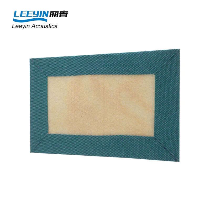 Leeyin Moisture-proof Fabric covered cinema wall decoration sound absorbing fabric acoustic wall panel