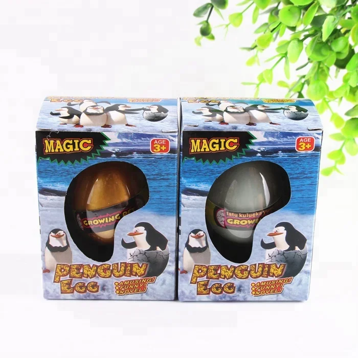 2018 new novelty Gift Box Hatching Inflatable Animals Growing Pet Dinosaur Turtle Lizard Swelling Eggs child gift Toys wholesale