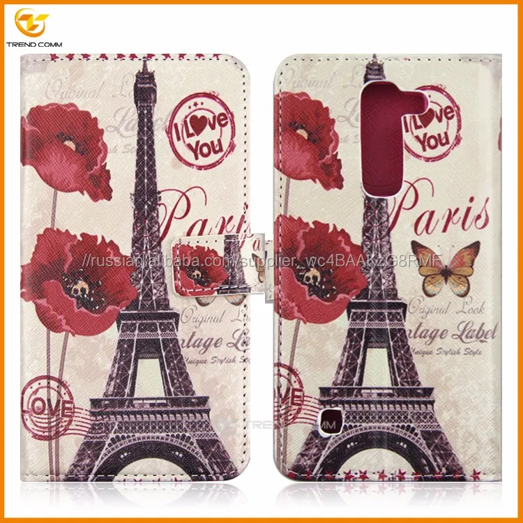 Wallet leather flip case case for lg k10 Q10