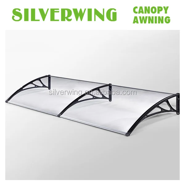 European style plastic waterproof rain cover door canopy material for window awnings