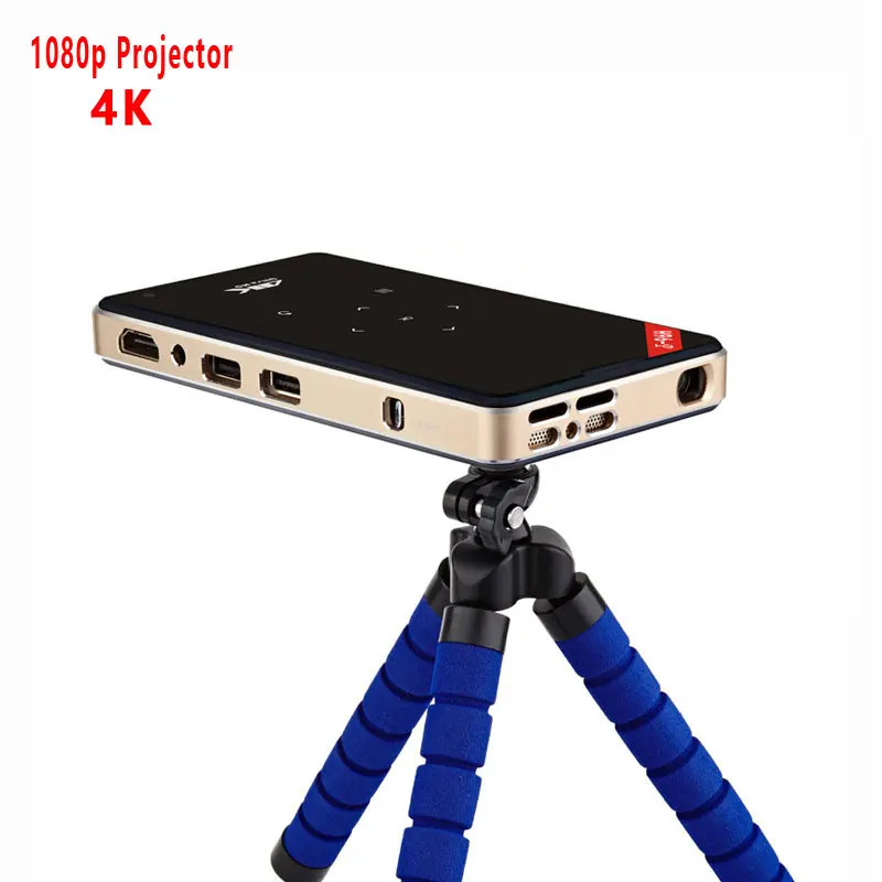Портативный карманный проектор Mini smart Android DLP LED 4K декодирование домашнего кинотеатра