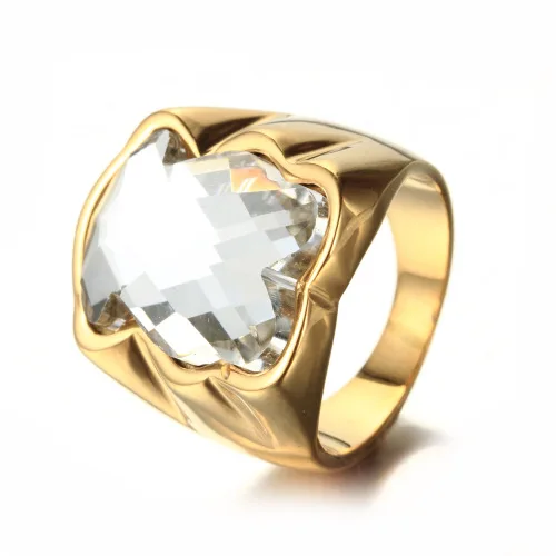 Europe and the United States stainless steel rings, ladies jewelry wholesale Fashion teddy bear rings JS037