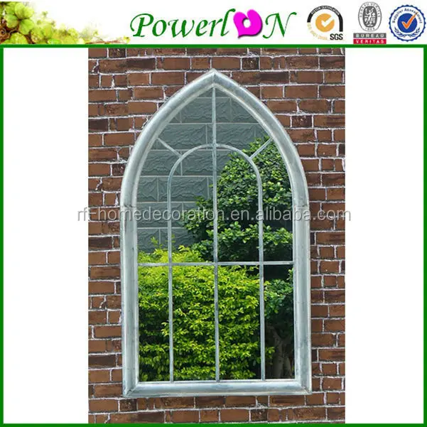 
elegant handmade decorated outdoor garden wall mirrors 