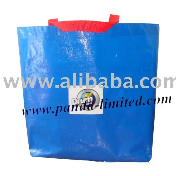 Pe woven shopping bag (P-W007)