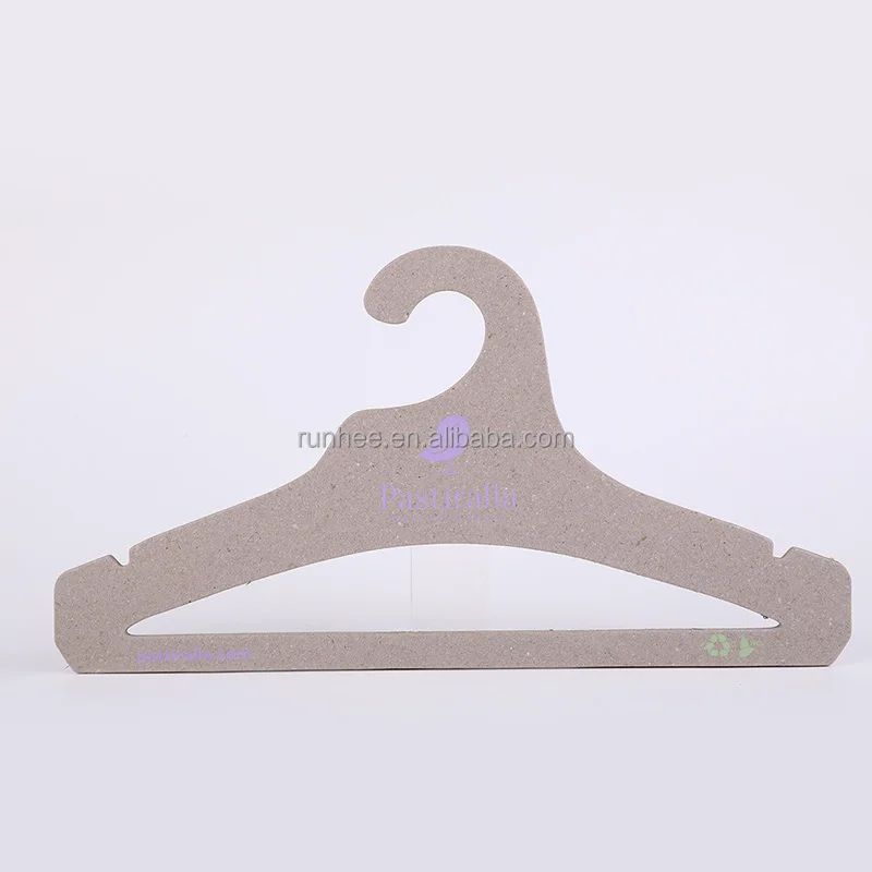 Hot design kraft cardboard Environmental protection 42cm cardboard coat hanger with CE, FSC certificated