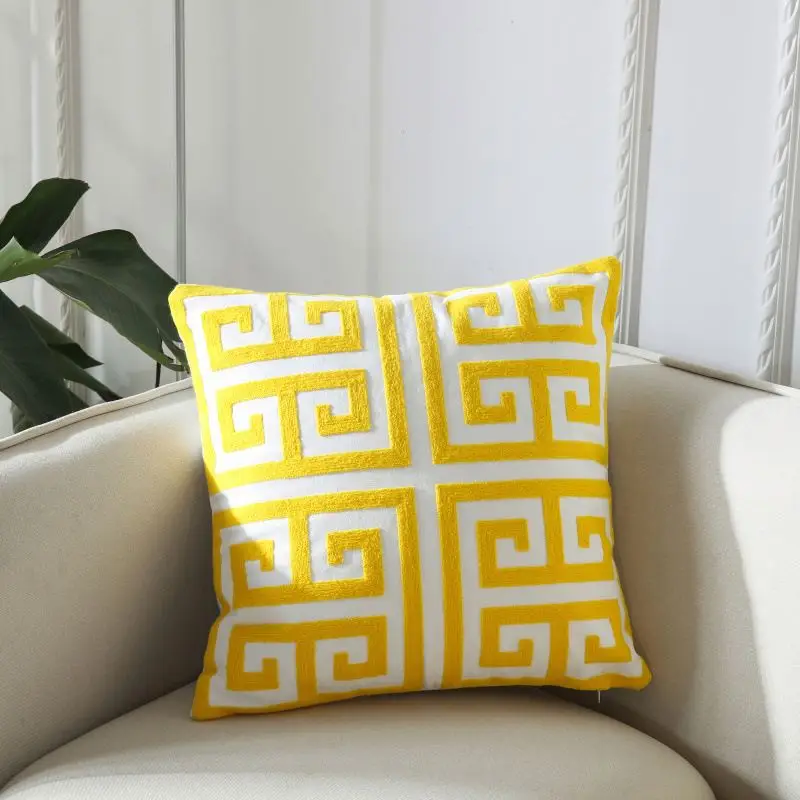 Printed Pillow Cover 100% Cotton Wholesale Pillow Covers couch cushion