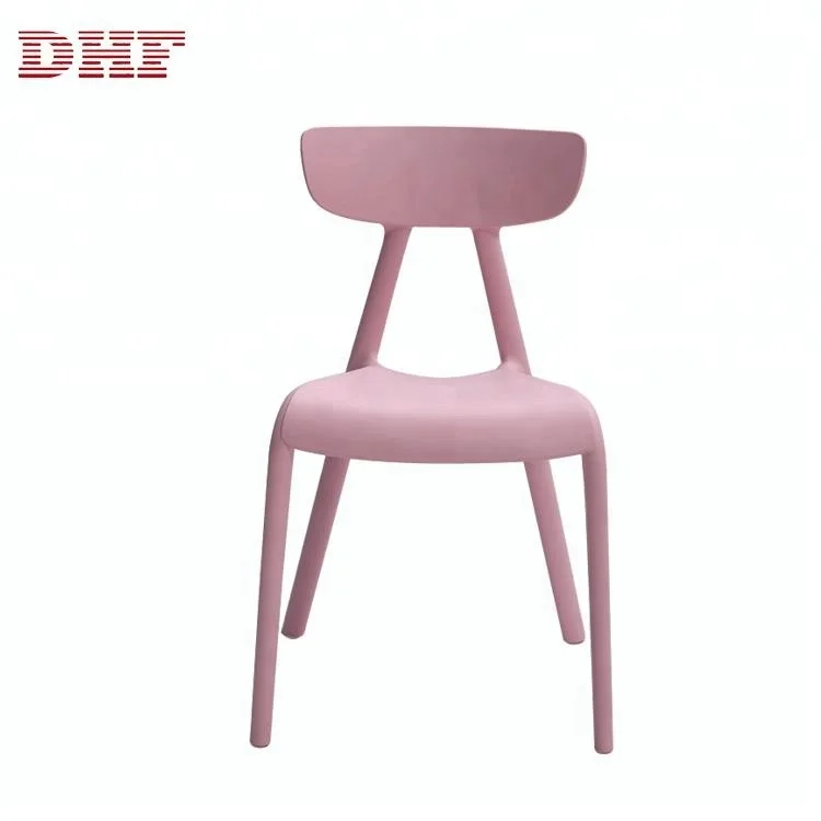 Modern stackable plastic chairs for the kitchen Indoor children party chair