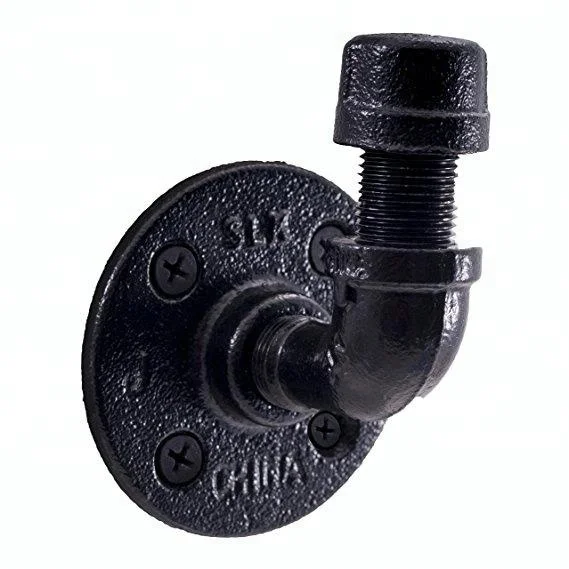 
Industrial Pipe Bathroom Hardware Kit Hook Toilet Paper Holder Towel Bar 