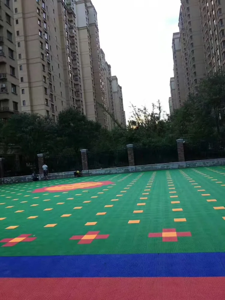 Basketball Equipment Sports Floor Basketball Floor System Plastic Outdoor Basketball Court Floor