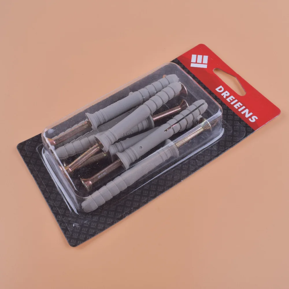 
Professional made 8pieces nylon screw anchor with nail screw 
