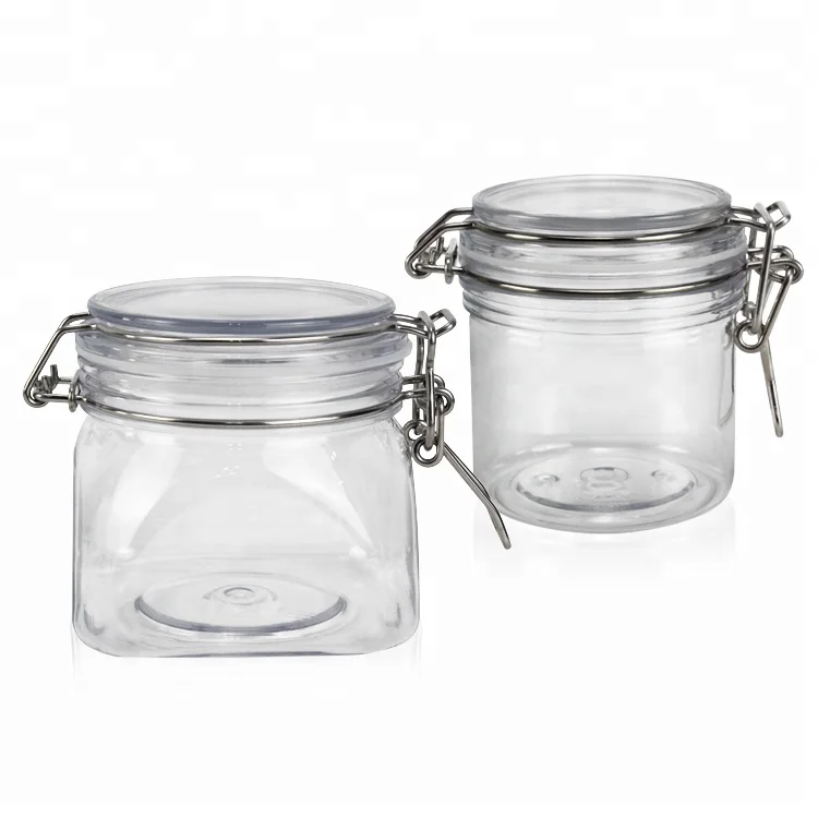 Jar Packaging Container Pomadtransparentrhdped Plastic 5ml 15 Ml 100 Ml 250 Ml 500 Ml 600ml 700ml 4 Oz 8 Oz Skin Care PET CN;GUA