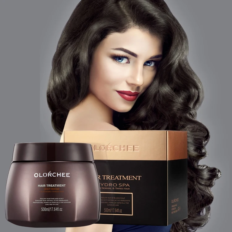 GMP/ISO Certification professional salon hair repair mask,natural collagen gold hair mask cream