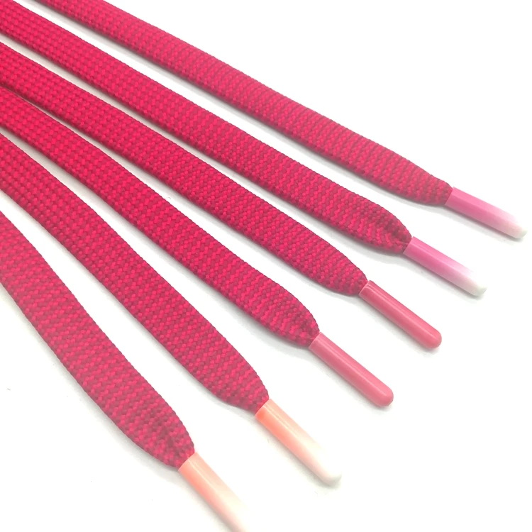 
Wholesale custom colorful ends flat drawstring cords for hoodie and pants 