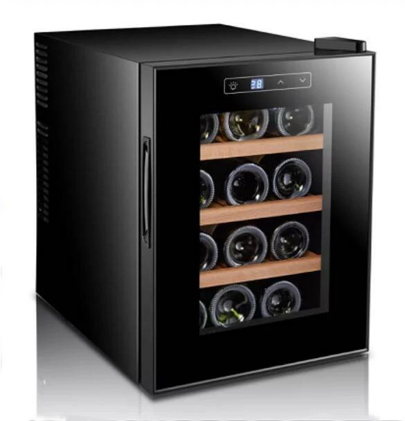 2018 красивый дизайн черный смарт-автономная 12 напитков охладитель для пива вина с ЖК-дисплеем
