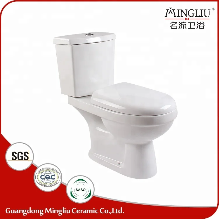 China Promotional Floor Mounted Two Piece Ceramic Vip Bathroom Toilet Set