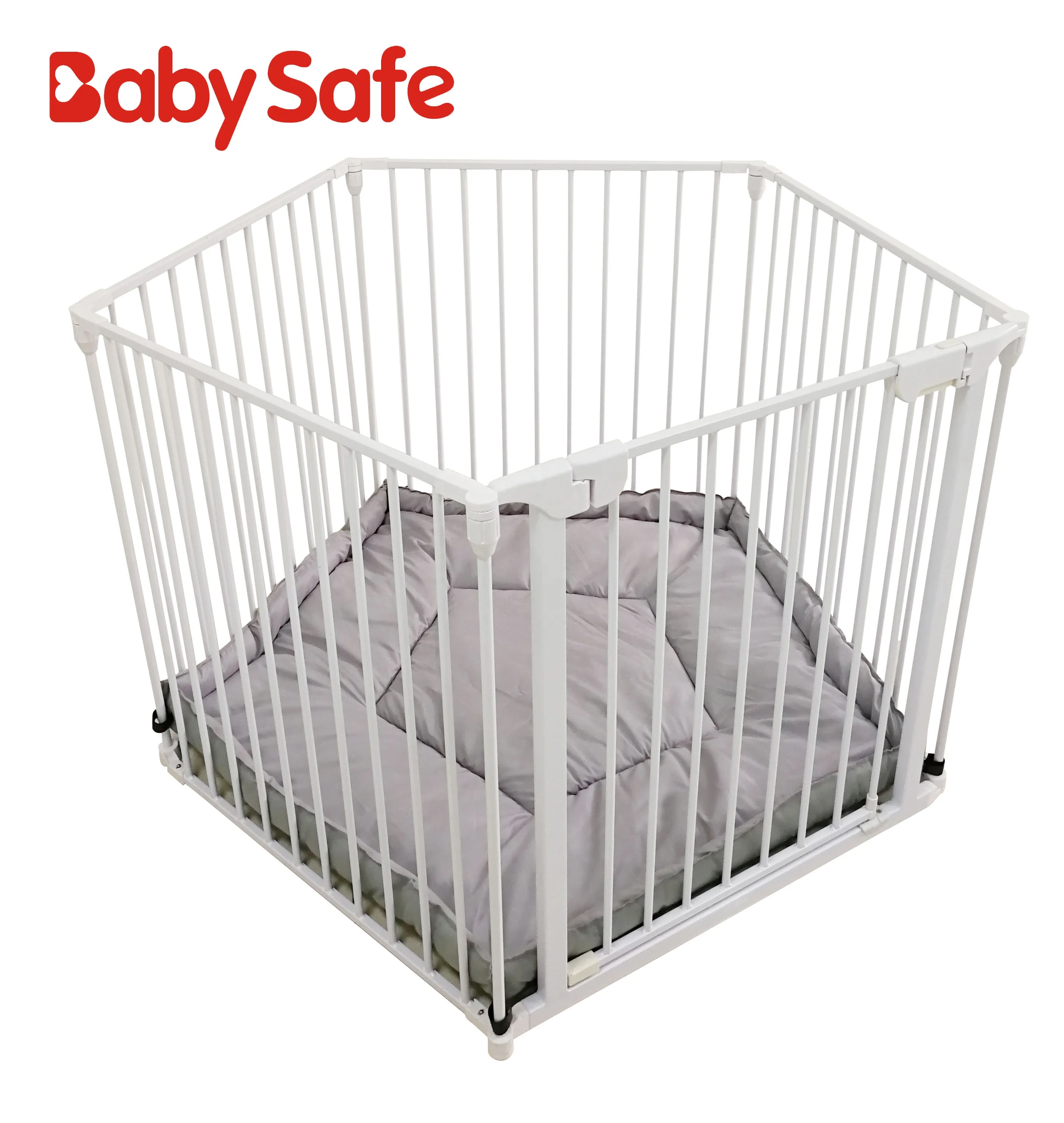 Babysafe Foldable 6 Panels Exercise Indoor and Outdoor Playpen