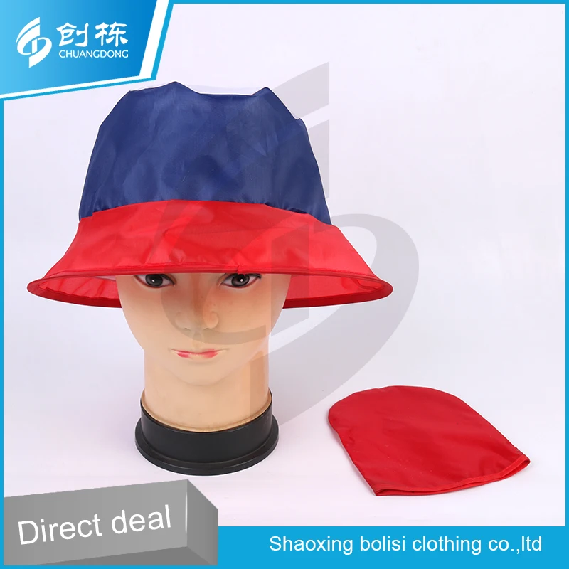 Chinese customized design fashion folding polyester hat