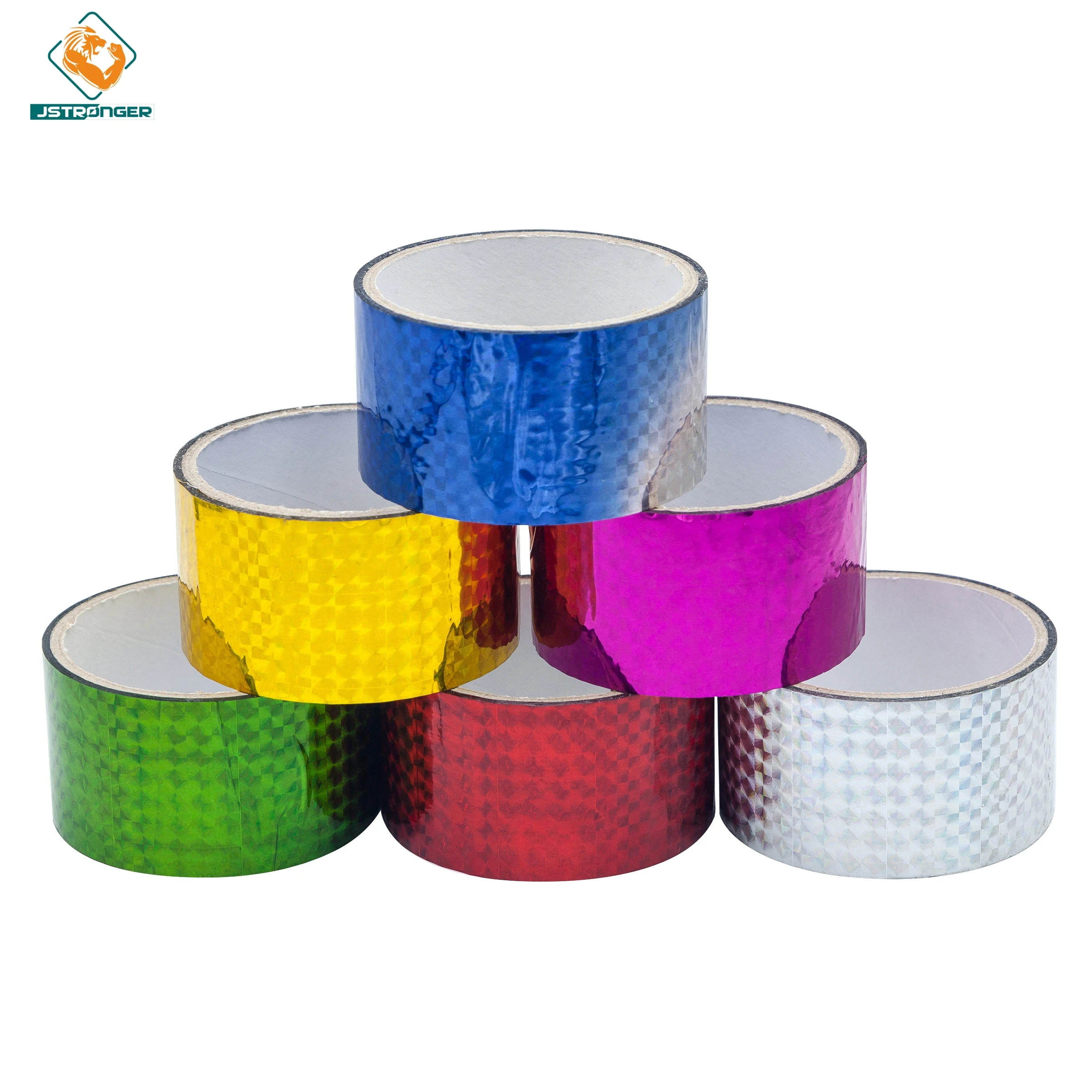 Best price free samples bopp adhesive hologram tape/decorative holographic laser tape