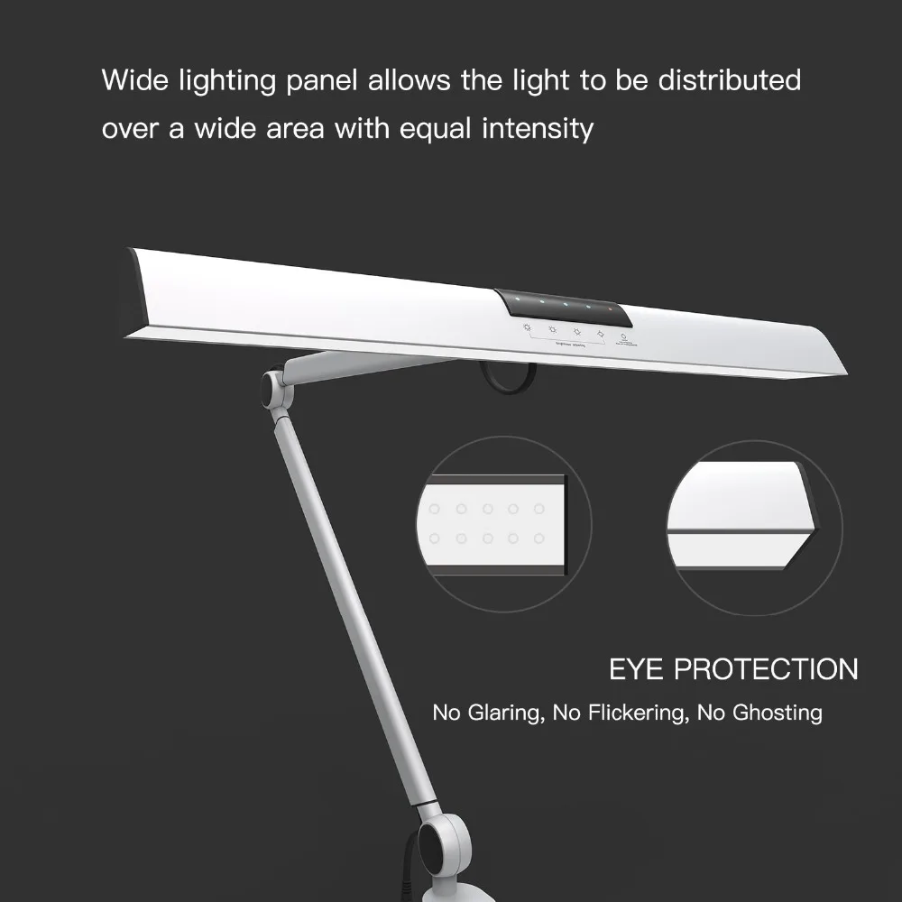 UYLED A509 Dimming Eye-protection High CRI 95 Metal Swing Arm Architect Desk Lamp with Clamp