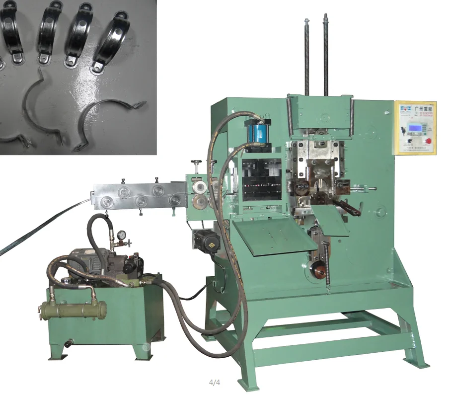 
Машина для зажима труб 