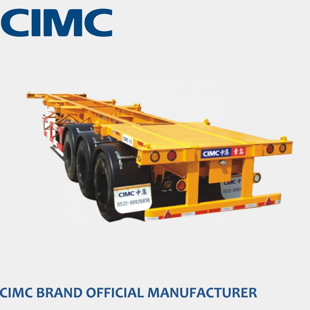 
CIMC 40ft container chassis skeletal trailer 