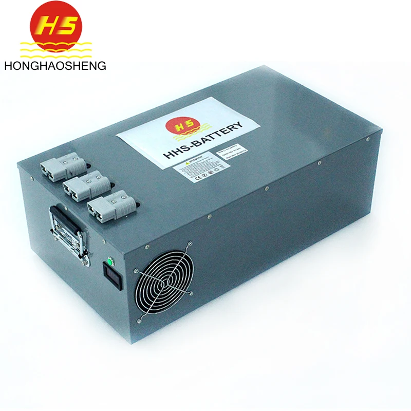 72V lithium ion battery pack for AGV/tricycle/car/ buggy good stability with bms li-ion 72v 100ah battery pack