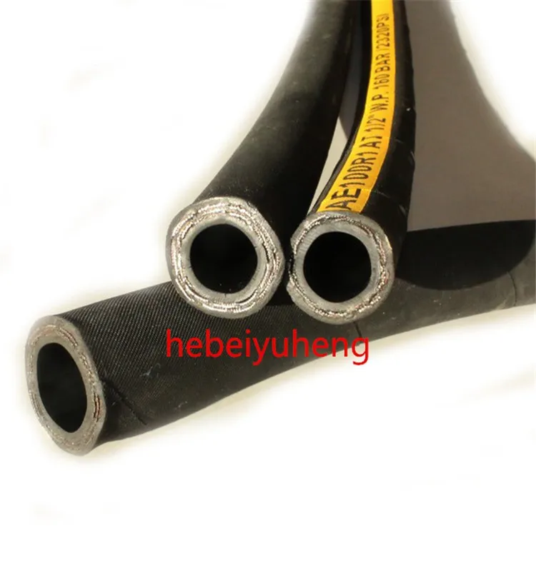 high pressure hydraulic steel wire reinforced rubber hose