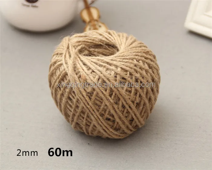 Natural jute rope Soft Natural Jute Twine Gift box String Rope