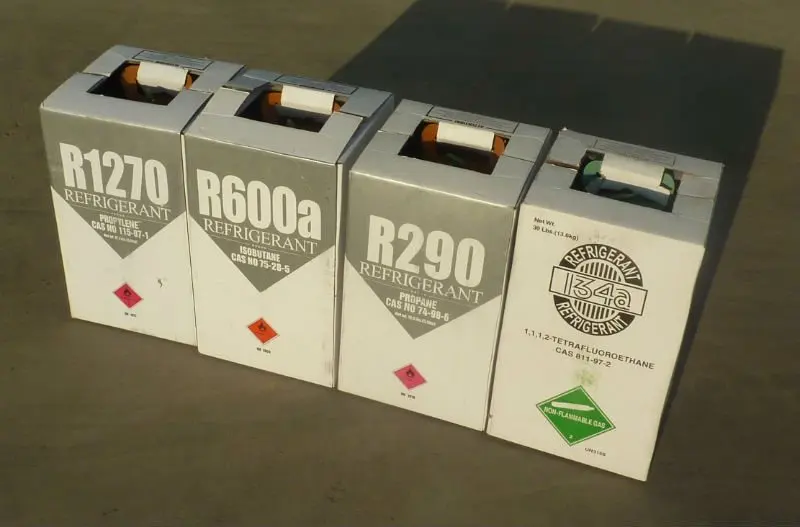 Refrigerant R1270/Propylene gas UN: 1077