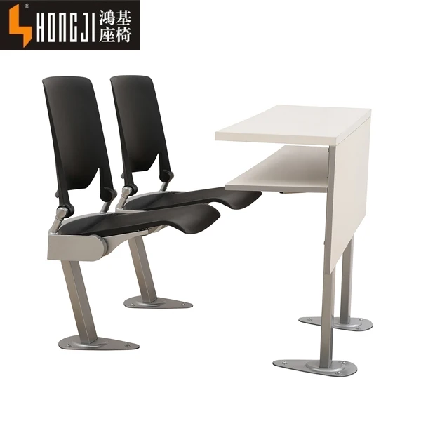 New Design  study desk study chair student table TC-992 University desk plastic chair for student good price 8 years warranty