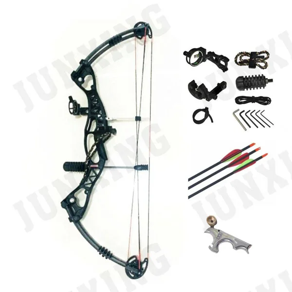 Wholesale 40-60lbs Compound Bow M106 Black Bow and Arrow Professional Price