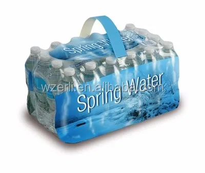 prelaminated water-proof carry handle adhesive tape rolls for mineral water (up to 44 lbs)