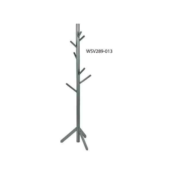 
Freestanding Entryway Wooden 12 Hook Garment Coat Tree Rack Stand 