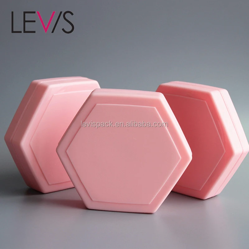 
Empty 100ml hexagon pp plastic cosmetic cream container cream jars 