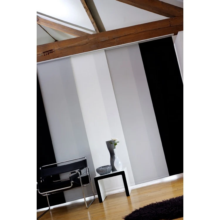 Высокое качество дешевая Декор интерьер дизайн Windows шнур-Бесплатный панель Трек слепых вертикальные жалюзи