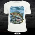 Maximumcatch Fly Fishing T Shirt Short Sleeve Sports Clothes Unisex Clothing Fish Pattern