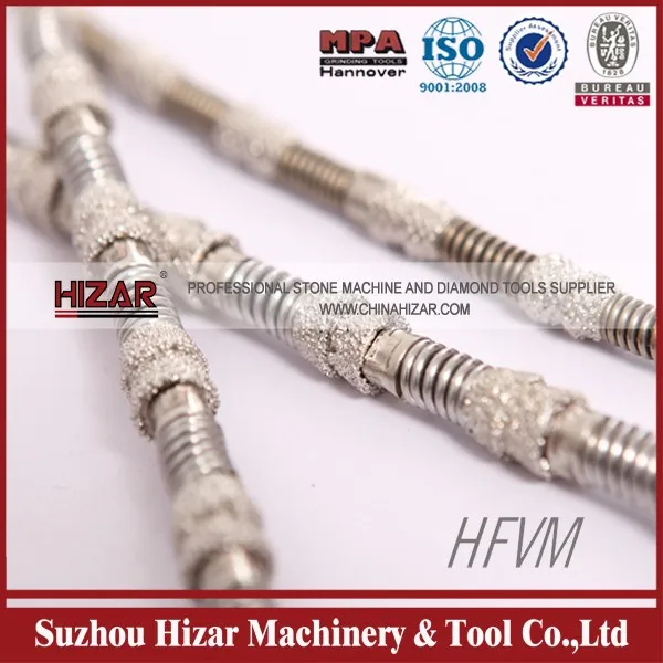 11.5mm diamond wire used for cutting granite/Diamond Rope Saw / wire rope cutter