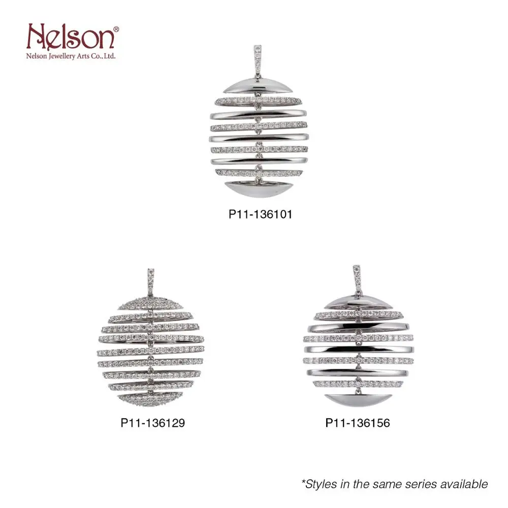 
2021 Top Quality Design Wholesales Price OEM ODM no MOQ Daily Wear 18K 750 Yellow Gold Natural Diamond Pendant For Ladies 