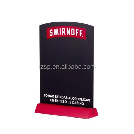 Menu Sign wooden table Display Stand Mdf Wooden Base Holder On Sale