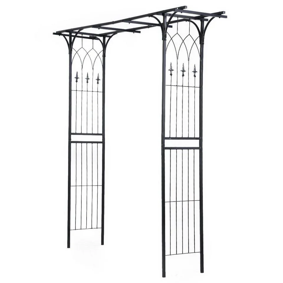 Metal Rose Steel Garden Arbor Decoration Garden Arch