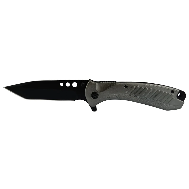 Stainless steel knife with blade lock best mens pocket jungle king combat knife